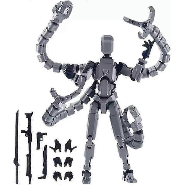 T13 Actionfigur Tillbehör, Multi-ledad Rörlig 3D-Printade Leksaker[HK]