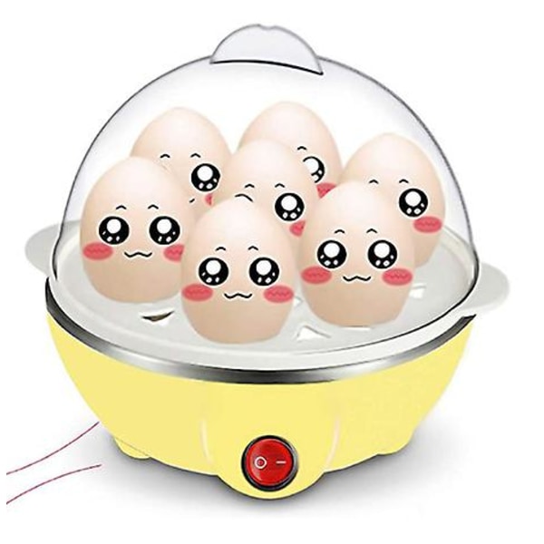 Eggdampkoker, intelligent multifunksjonell eggkoker, automatisk avstenging, anti-tørr, eggbrennende maskin [HkkK] Pink