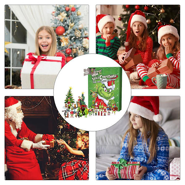 HKK 2023 Jul Grinch og venner figurer 24 dage nedtælling adventskalender legetøj overraskelse gaver