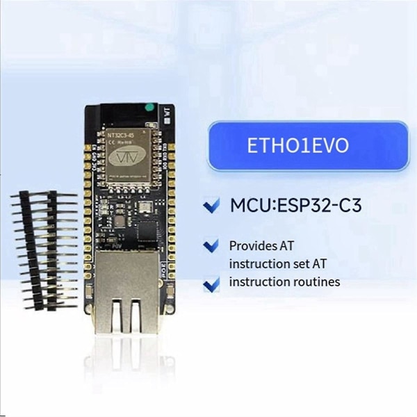 Eth01- Onboard Esp32-c3 utvecklingskort med Ethernet Wifi Bluetooth 3-i-1 Iot Gateway Convenien([HK])