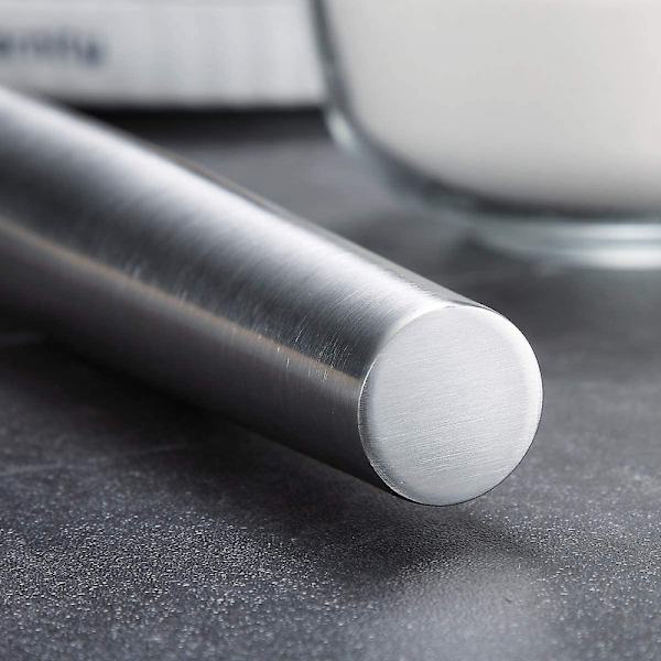 Rullepind i rustfrit stål med mat finish og rosegold titaniumbelægning [HK] Silver