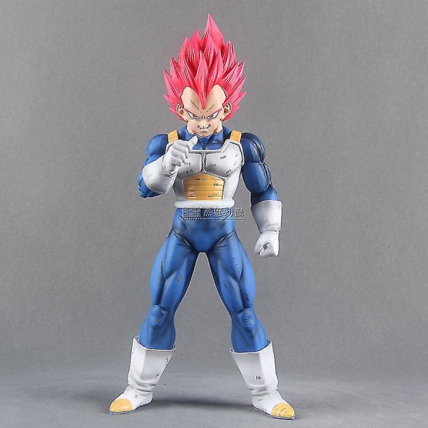 27cm Dragon Ball Z Majin Vegeta Anime-hahmo Itsetuho Dbz Super Saiyan Action-figuurit Pvc-patsas Figuurimalli Lelut Lahja[HK] With retail box 30cm High quality2