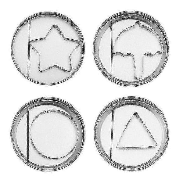 12 st Squid Cookie Cutter Spelset, med plåtlåda & nål[HK]