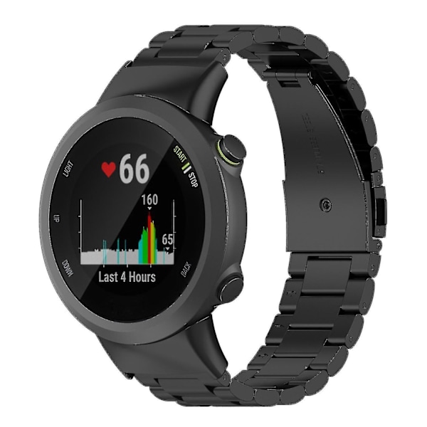 För Garmin Forerunner 45/45S/Swim 2 Klockarmband Ersättningsarmband med Viklås [HK] Style A Garmin Forerunner 45S Black, Black