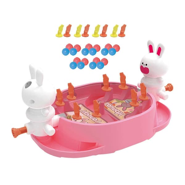Studsbollspel, Studsa Iväg-spel, Familjespel Utomhusleksak, Brädspel Leksaker Studsande Hoppbollspel[HK] Pink