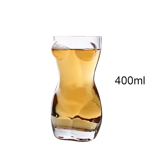 Ølglass i Sexy Kvinneform - Vin Øl - 400ml 450ml 700ml Julegave[HkkK] 400ml