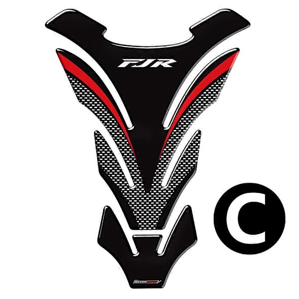 3D hiilikuitu-look moottoripyörän tankin suojatarra Yamaha FJR 1300 FJR1300 A AS ABS [HK] C
