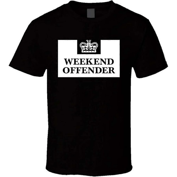 Weekend Offender Prison T-shirt Sort Specialtilbud 3085[HK] 3XL
