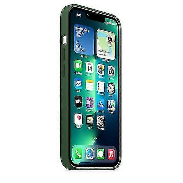 Silikonskal för iPhone 13 Pro Max - Förbättrat skydd med MagSafe-kompatibilitet[HK] Clover