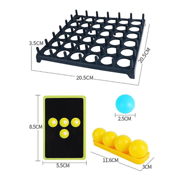 Hoppande boll bordspel studs bollspel skrivbord studsande leksaksspel studs present[HK] One Size