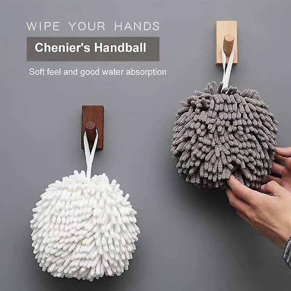 HK Snabbtorkande Chenille Handduk för Badrum Gray