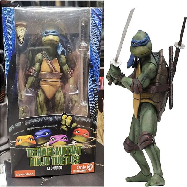 Ninja Turtle Anime Figur Neca 1990 filmversjon Limited Edition Action Figur Pvc Statue Action Figur Gutt Bursdagsgave[HK] style 1