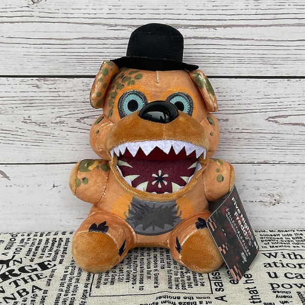 Fem nætter hos Freddy Fnaf søde plys legetøj spil dukke 18 cm Bonnie bjørn Foxy tegneserie udstoppede dukker Freddy legetøj til børn gaver[HhkK] fnaf 14