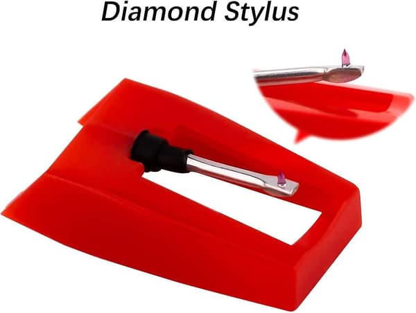 Phono-stabilisaattori vinyylisoittimille, 2 kpl, punainen väri[HK]