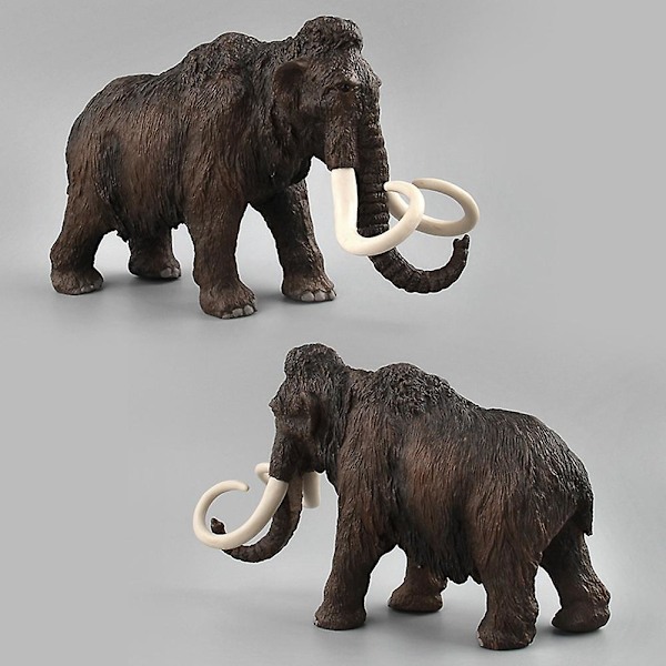 Simuleringsfamilie Mammut Elefant Dyr Pvc Model Figur Uddannelse Børns Legetøj    2[HK]