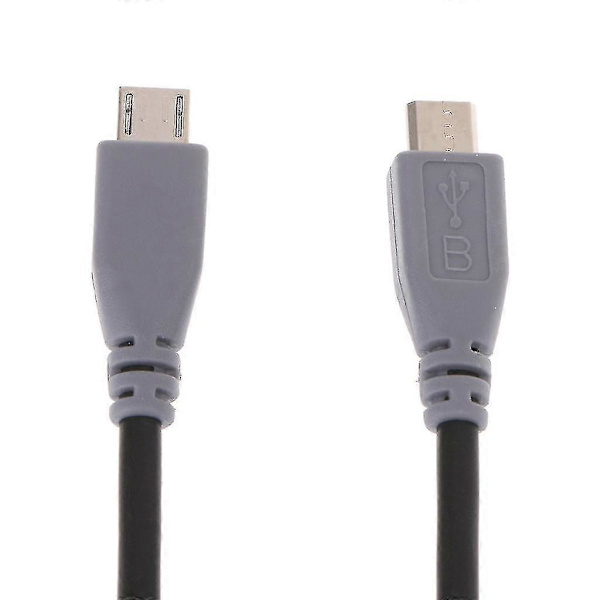 Micro USB Type B han til Micro B han 5-bens konverter OTG-adapter datakabel [HK]