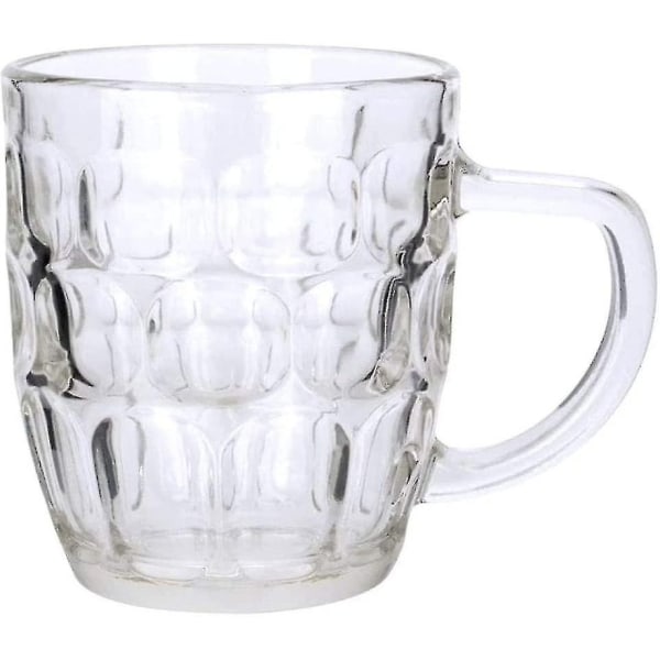 Stein ølkrus i glas med stort håndtag - 18 Oz. , Opvaskemaskine S[HK]