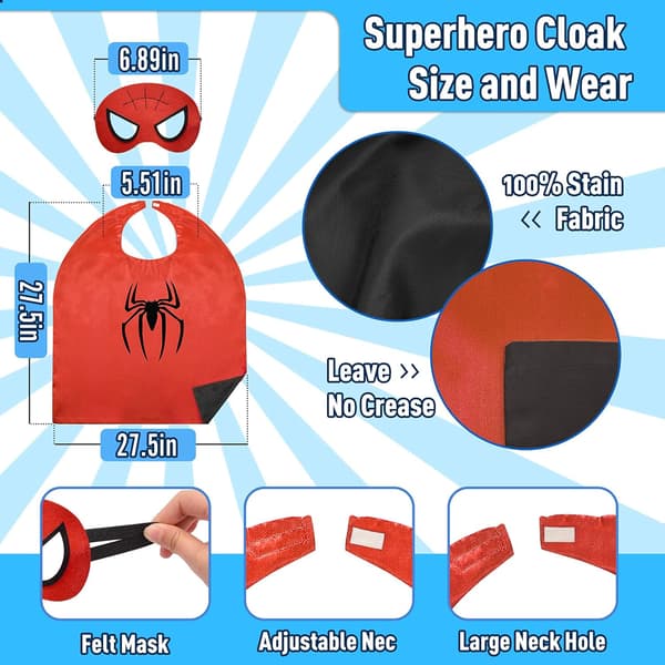 Halloween Superheltkapper for barn[HK]