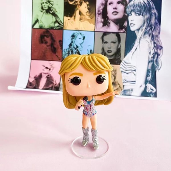 Taylor samlarobjekt vinylfigur Swift karaktär staty samlarobjekt presentidé Eras leksaker för fan[HK] color3