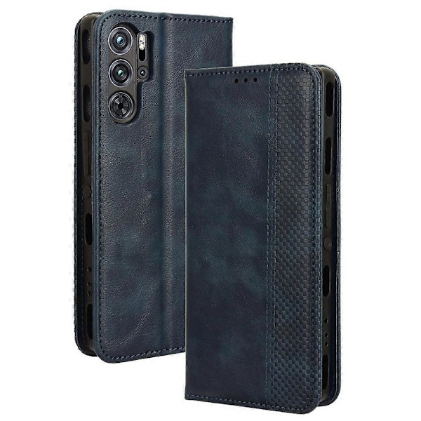Til ZTE nubia Red Magic 9 Pro 5G/9 Pro+ 5G Læder Etui Magnetisk Flip Wallet Cover[HK] Blue