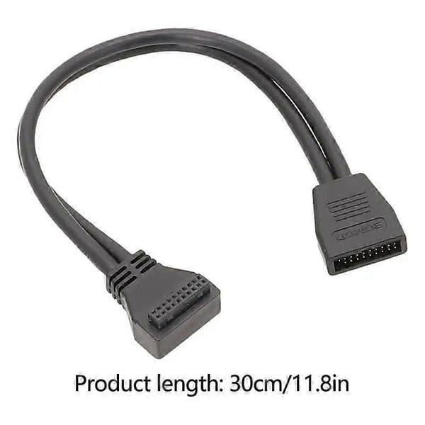 IDC uros-naaras-sovitin vakaa sovitinkaapeli 19P 90 asteen USB3.0-liitin tietokonetarvikkeet emolevyn sovitin IDC[HK]