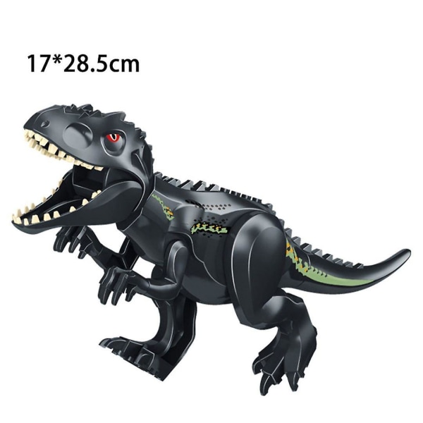 Dinosaurfigurer, Indominus T Rex-blokker, Stor dinosaurblokk, Barnebursdagsfest[HK] F