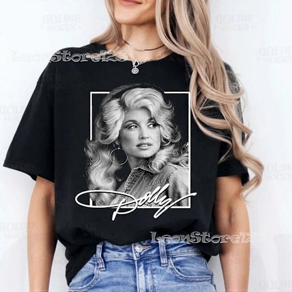 Vintage Dolly Parton T-skjorte, Country MusiC skjorter, Dolly Parton Tee, Dolly Parton Tour Tee, Country Music Shirthuhuigq134[HK] XL