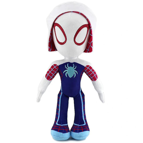 Spider-man og hans fantastiske venner Myk plysj leketøy Utstoppet dukke Barnegave[HK] White