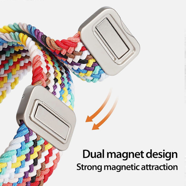 Klockarmband Klockremmar för Apple Watch Series 10 42mm[HK] Style F Multicolor