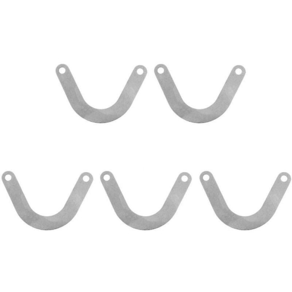 HKK 10-pack U-formad metallventilplatta metalluftkompressorbeslag ventilplatta 60 mm bredd elverktygsdelar tillbehör