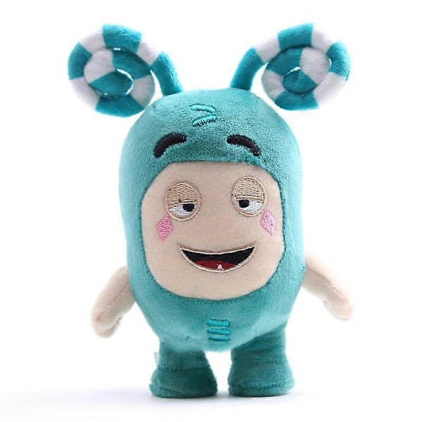 Oddbods Plyschleksaker Mjuka Söta Animerade Gosedjur Docka Mini Figurer För Pojke Flicka Ny[HK] Blue 18cm