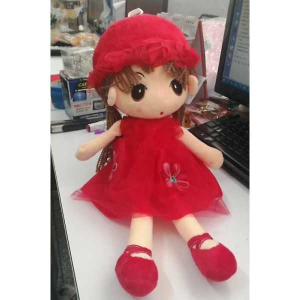 Suloinen kukkakeiju pehmolelu prinsessa täytetty nukke pehmeä ja mukava kauniille nukelle ainutlaatuinen lahja violetti 45cm[HK] Style D
