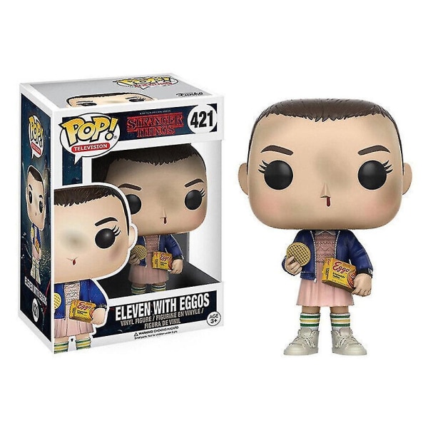 Stranger Things Eleven Steve Dustin Demogorgon Actionfigurer Prydnader Modeller Dockor Leksaker Dekor Tillbehör Present[HK] A