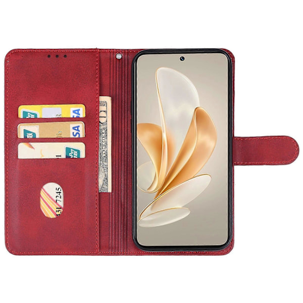 Läderfodral till vivo V40 Lite [HK] Red