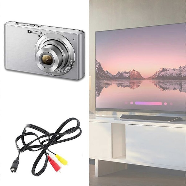 VMC 15FS RCA til 10-pinners A/V-kabel Koble kameraet ditt til TV eller videospiller for klar video og skarp lyd [HK]
