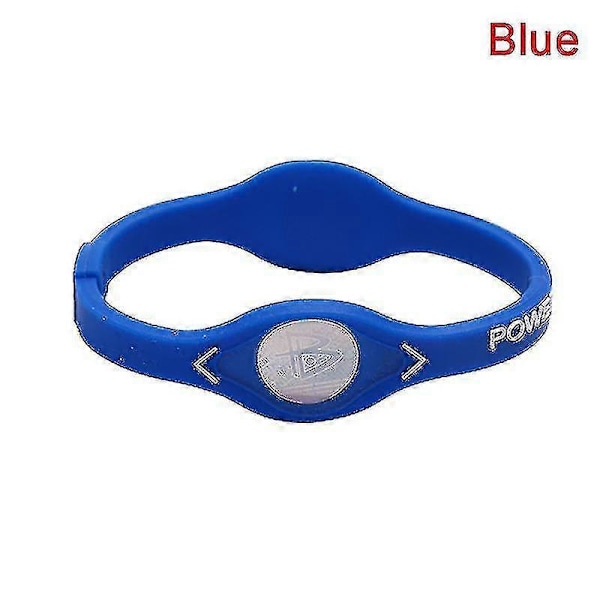 Power Balance Energi Hälsoarmband För Sport Armband Jon Silikonband Gåva-AM Blue