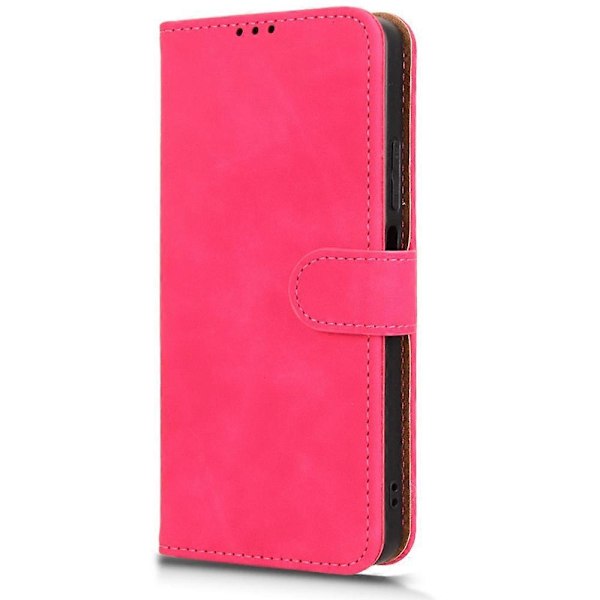 Læderetui til Oppo A5 Pro 5G, hudfølelse, anti-drop, pung, flip telefoncover [HK] Multicolor Rose