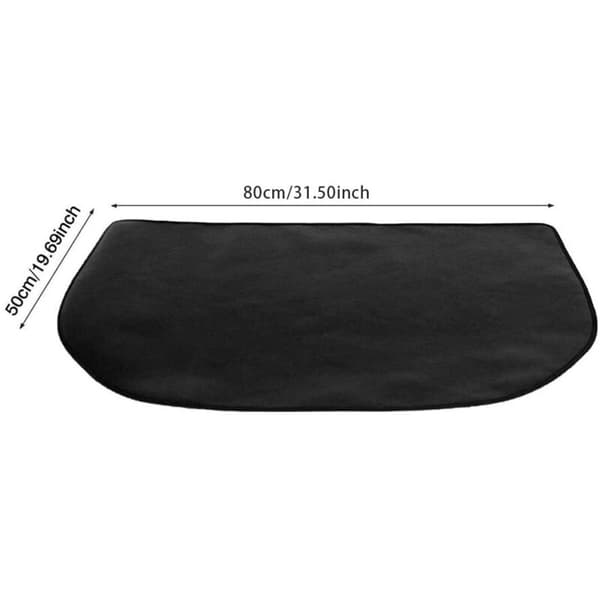 50x80cm Brandsäker Glasfiber Eldstadsmatta för Inomhus Eldstad Kamin Skydd[HK]