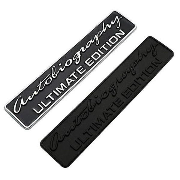 Sølv/krom Range Rover Autobiography Ultimate Edition Bagklap Badge Emblem [HK] silver