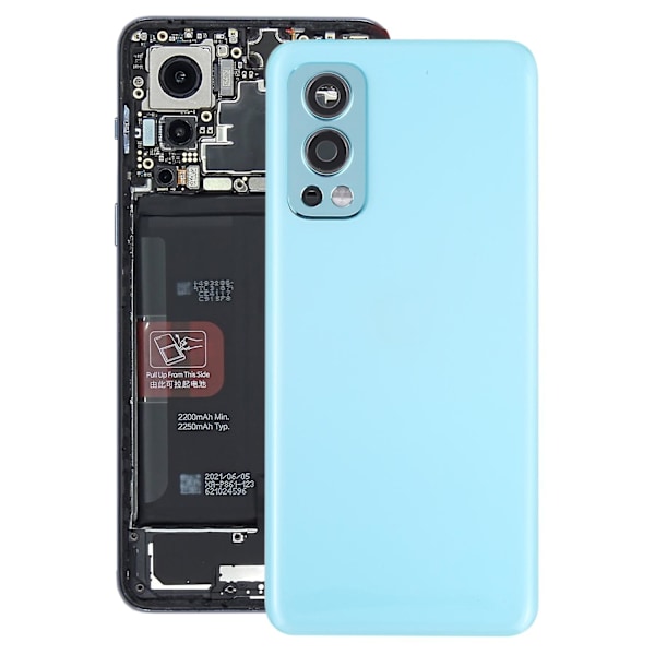 Batteri Bagcover til OnePlus Nord 2[HK] Blue
