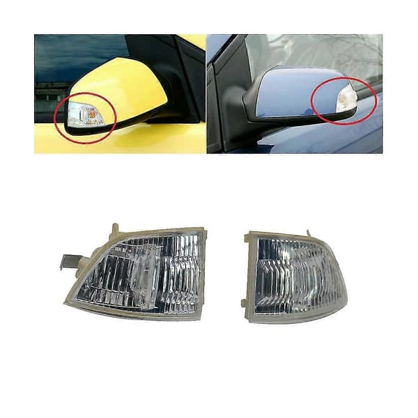 1 par erstatning for Focus C-MAX 2003-2013 Cafoucs bil bakspejl blinklys 6M5Y 13[HK]
