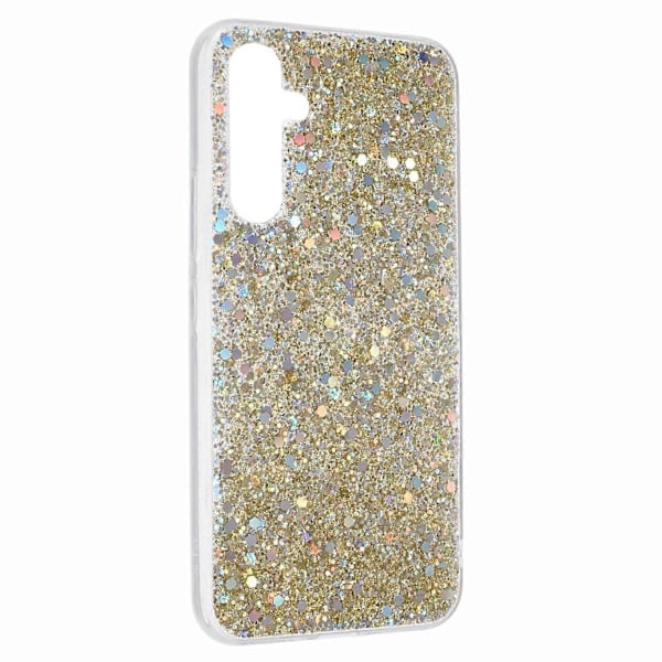Glitterfodral för Samsung Galaxy A35 5G, reptåligt TPU-skal [HK] Style B Multicolor
