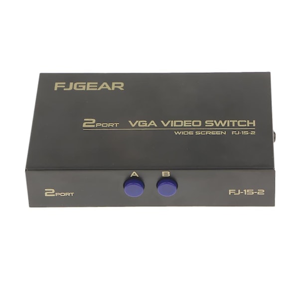 2 sisään 1 ulos VGA manuaalinen jakokytkin LCD PC MC:lle [HK]