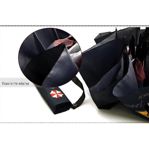 XYC Resident Evil Biokemisk 6 Umbrella Tema Paraply Beskytter Lyon Anime Solskins Paraply Tre-fold Paraply[HK]