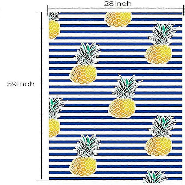 Överdimensionerad strandhandduk - ananas[HK]