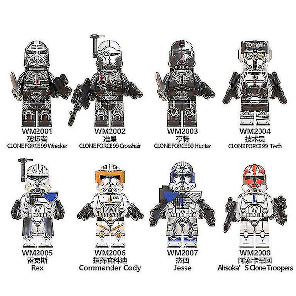 Star Wars -taskukokoonpantavat minihahmot lasten rakennuspalikkalelut A[HK]