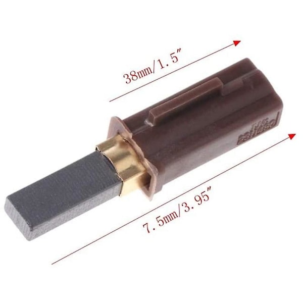 HKK 4-pakning Vakuummotor Karbonbørste for Ametek Lamb 2311480, 333261, 33326-1