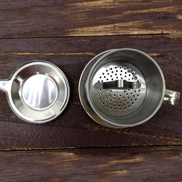 50/100ml Vietnam Style Rostfritt Stål Kaffe Droppfilter Maker Pot Infuse Cup[HK] 100ML