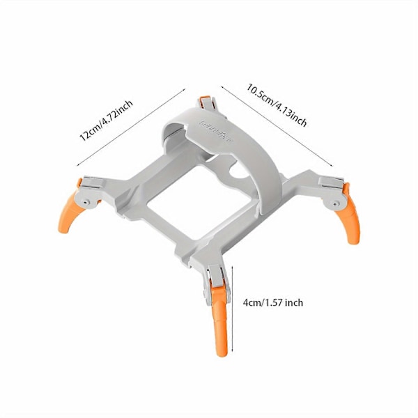 För DJI Mini 4 Pro Fällbart Landningsställ Förlängd Höjd Benstöd Skydd Ställ Sladd För DJI Mini 4 Pro Drönartillbehör[HK] Orange