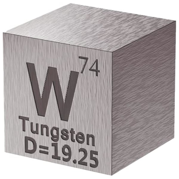10-osainen metallielementti-kuutio – tiheys- set elementtien jaksolliseen kokoelmaan – (0,39 tuumaa/10 mm)[HK] As Shown